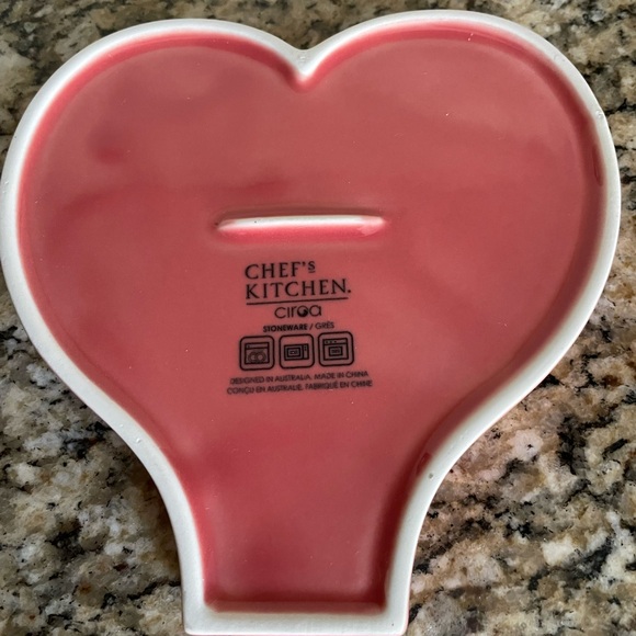 Pink Heart Spoon Rest - Picture 2 of 2